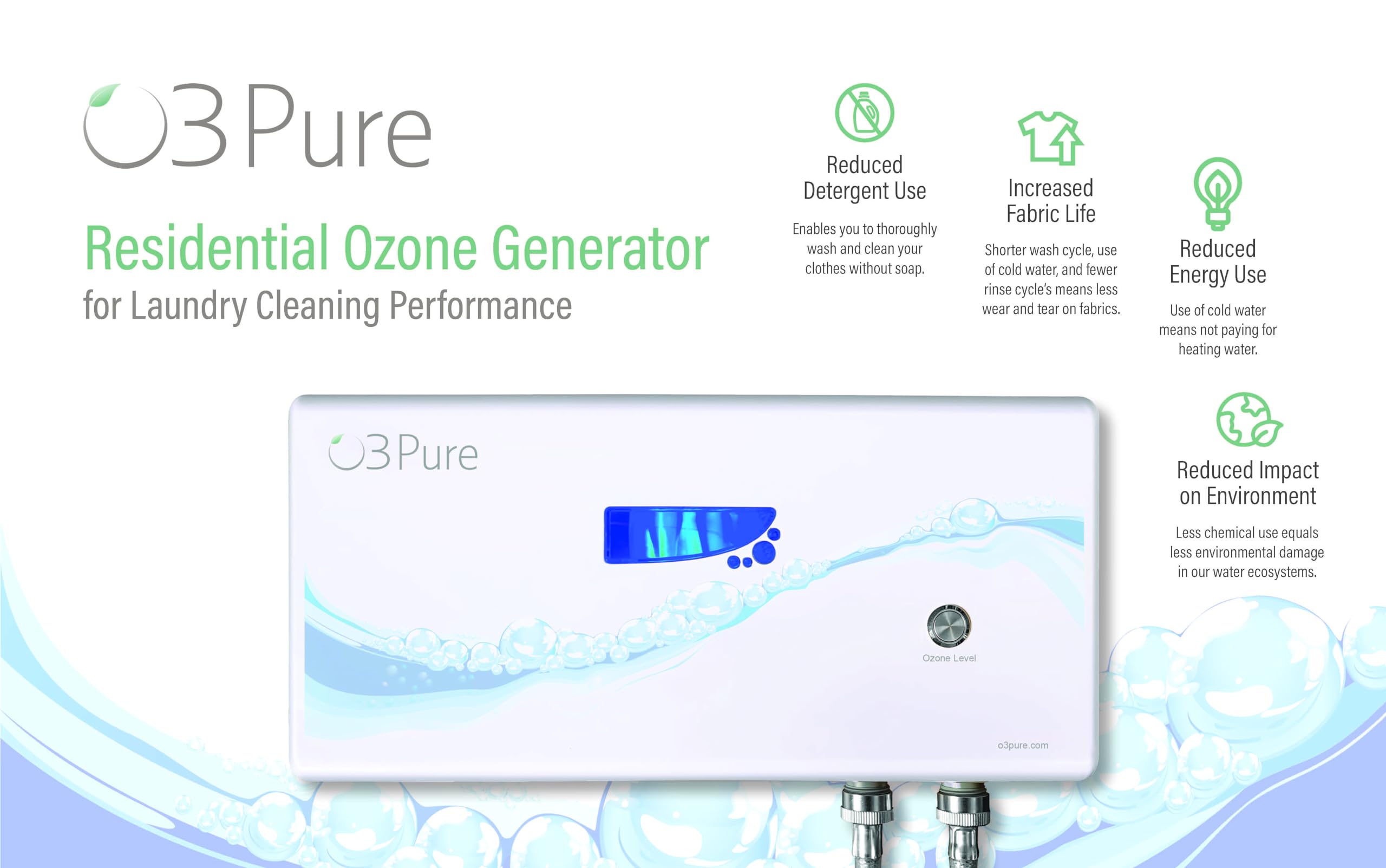 Amazon.com: O3 Pure Professional Ozone Eco Laundry Washer System